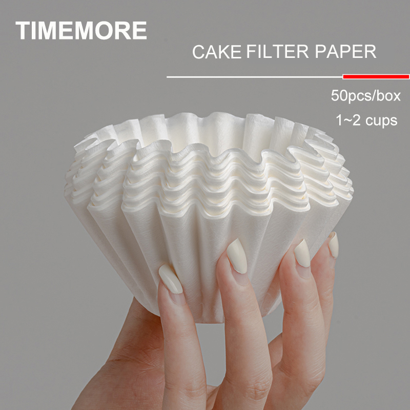 Coffee Equipment Cleaner - TIMEMORE Cake Coffee Filter Papers, 155