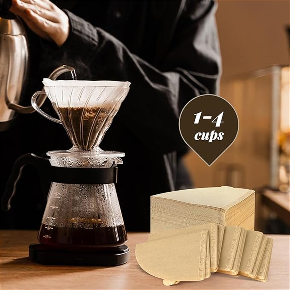100PCS Coffee Filter Paper V-S - Coffee Equipment Cleaner のレビューと価格
