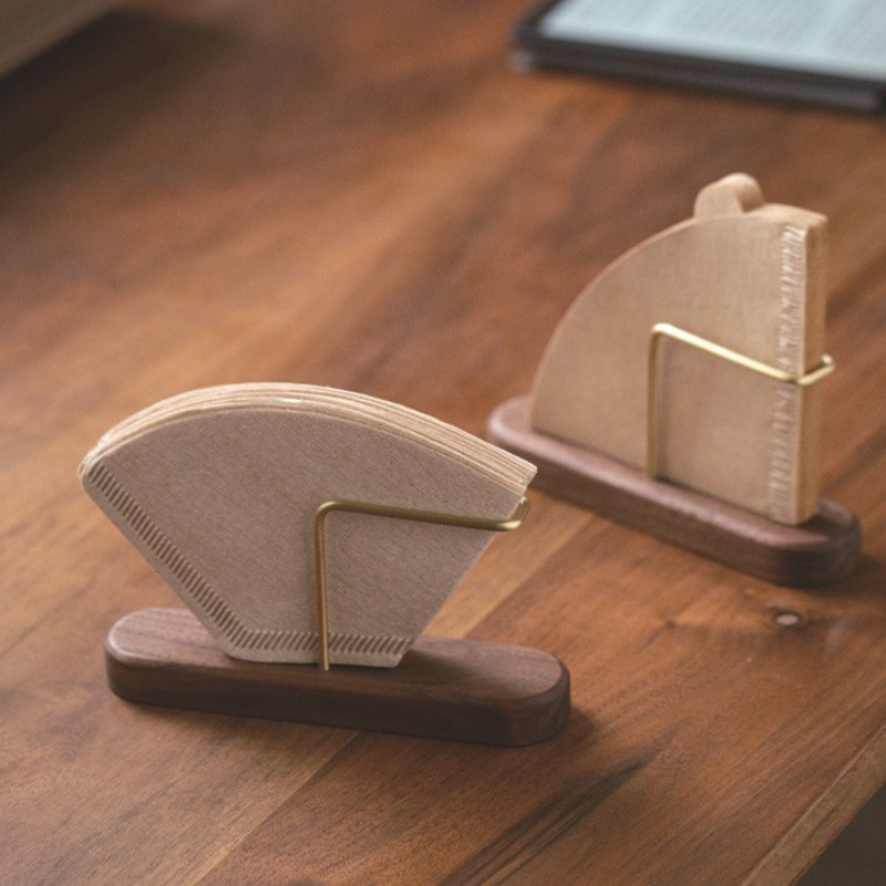 Walnut & Brass Coffee Filter H - Coffee Equipment V60 のレビューと価格