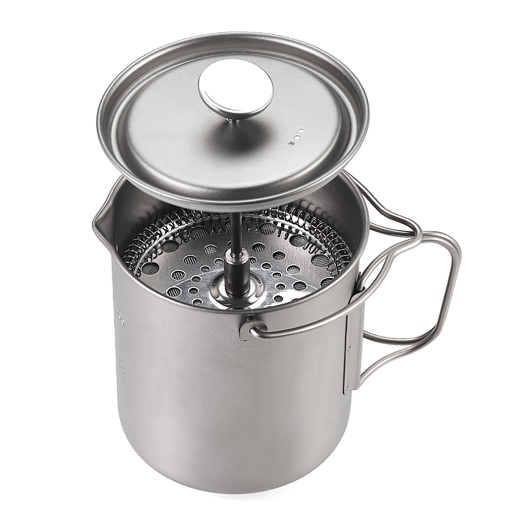 Lixada 750ml Titanium Coffee C - Outdoor Coffee Equipment のレビューと価格