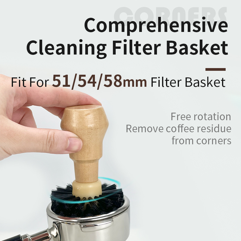 Coffee Brush Cleaner Solid Woo - Coffee Equipment Cleaner のレビューと価格