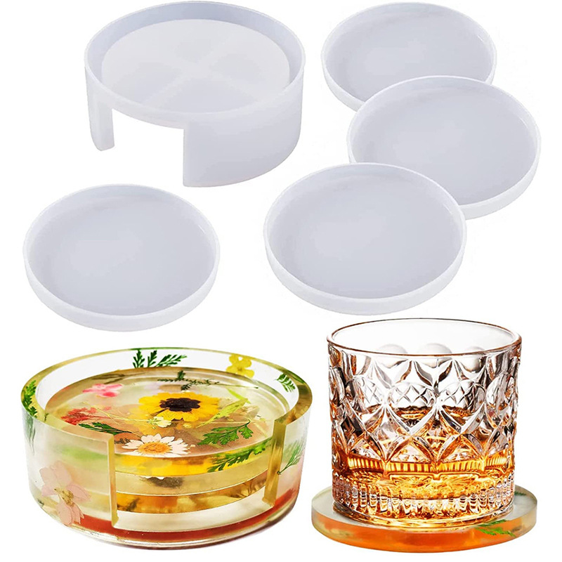 Round Square Coaster Silicone  - Coffee Equipment And Tools のレビューと価格
