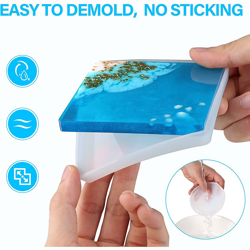 Round Square Coaster Silicone  - Coffee Equipment And Tools のレビューと価格