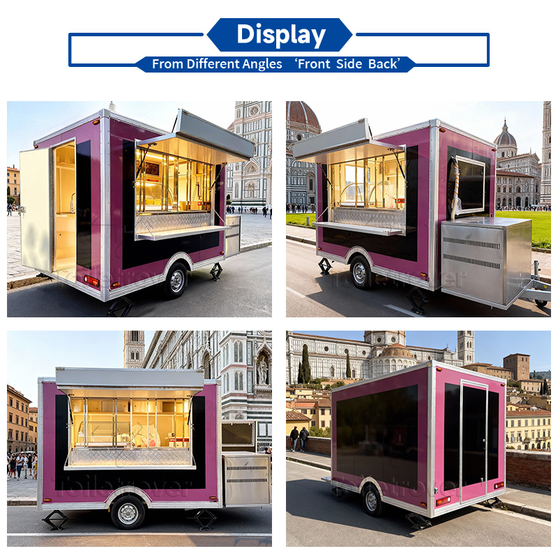 Outdoor Mobile Food Truck Trai - Outdoor Coffee Equipment のレビューと価格